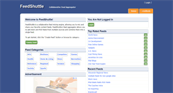 Desktop Screenshot of feedshuttle.com